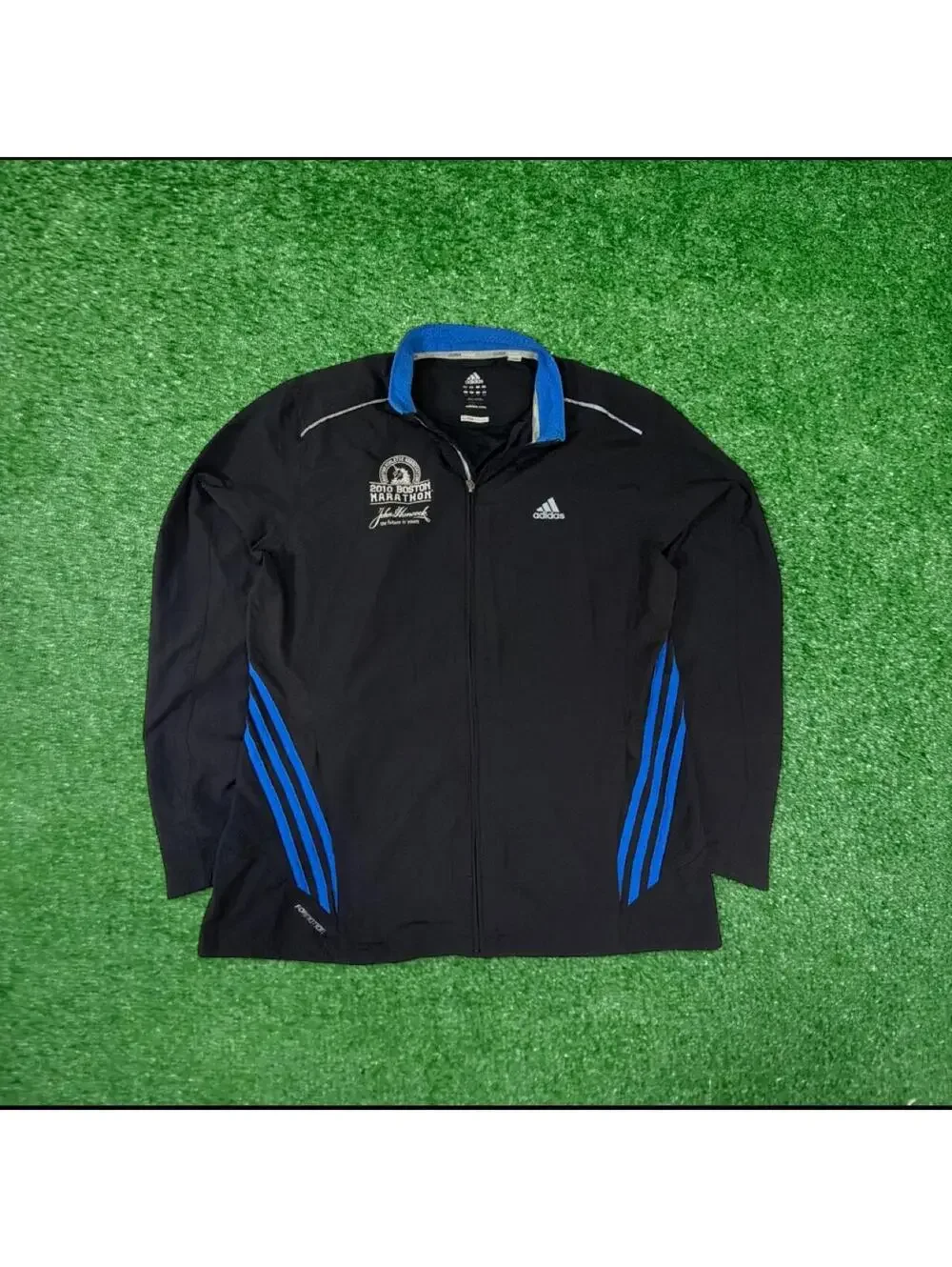 Adidas Men's Black and Grey Jacket